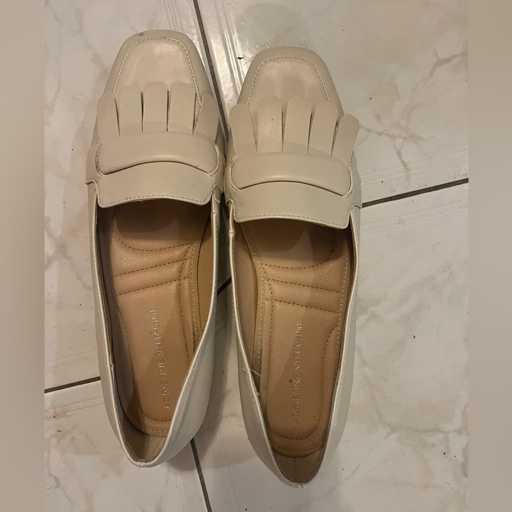 Adrienne Vittadini Beige Loafers